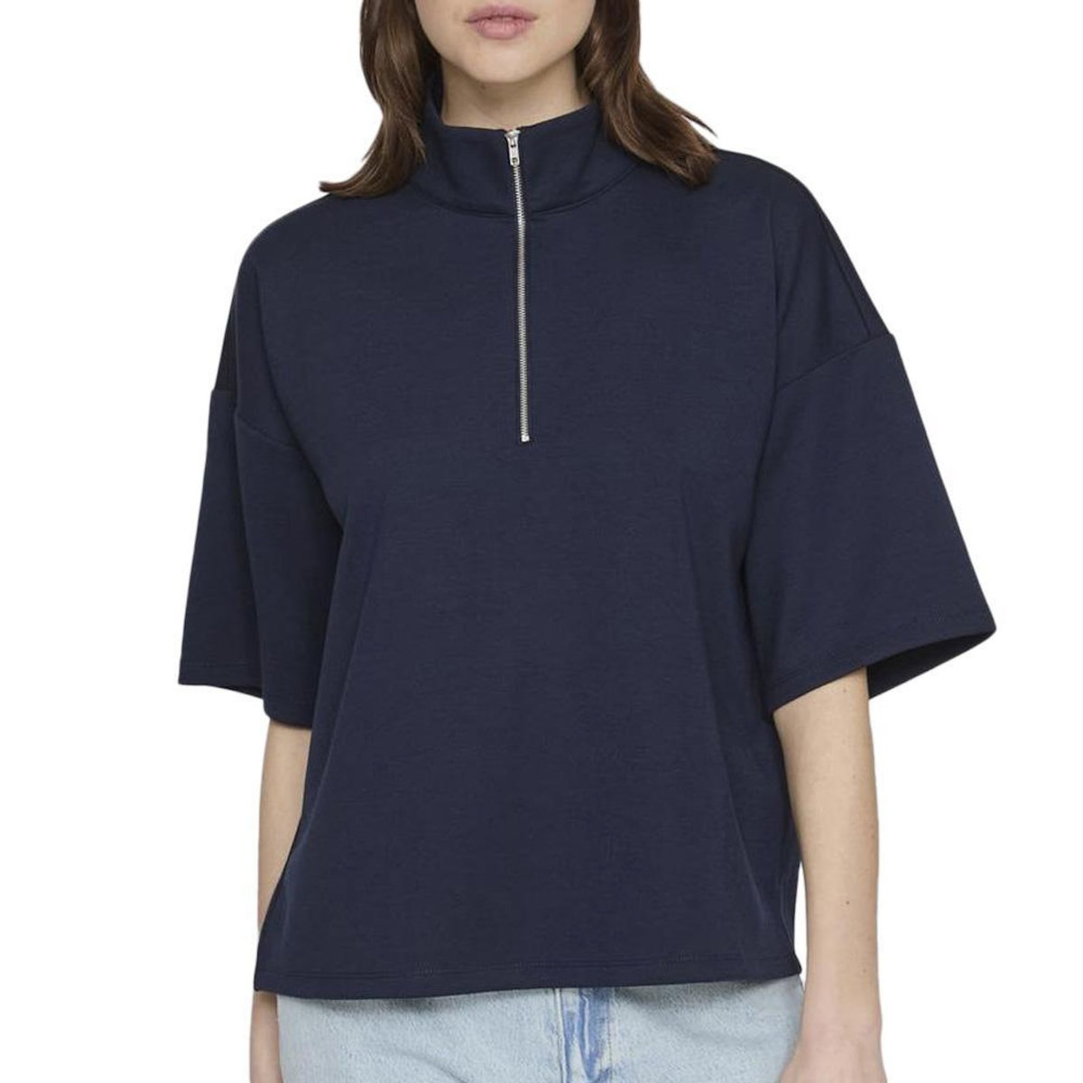 Vila T-Shirt Marine Femme Vila Siffi