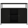 Voir la diapositive 6 : VIDAXL Buffet noir 100x35x80 cm bois d ingénierie