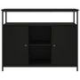 Voir la diapositive 6 : VIDAXL Buffet noir 100x35x80 cm bois d ingénierie