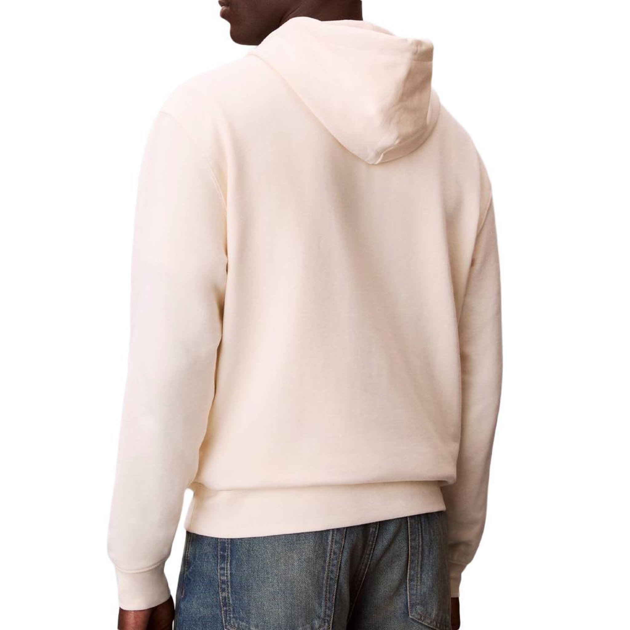 Voir la diapositive 2 : CALVIN KLEIN JEANS Sweat à Capuche Beige Homme Calvin Klein Jeans  350 Terry