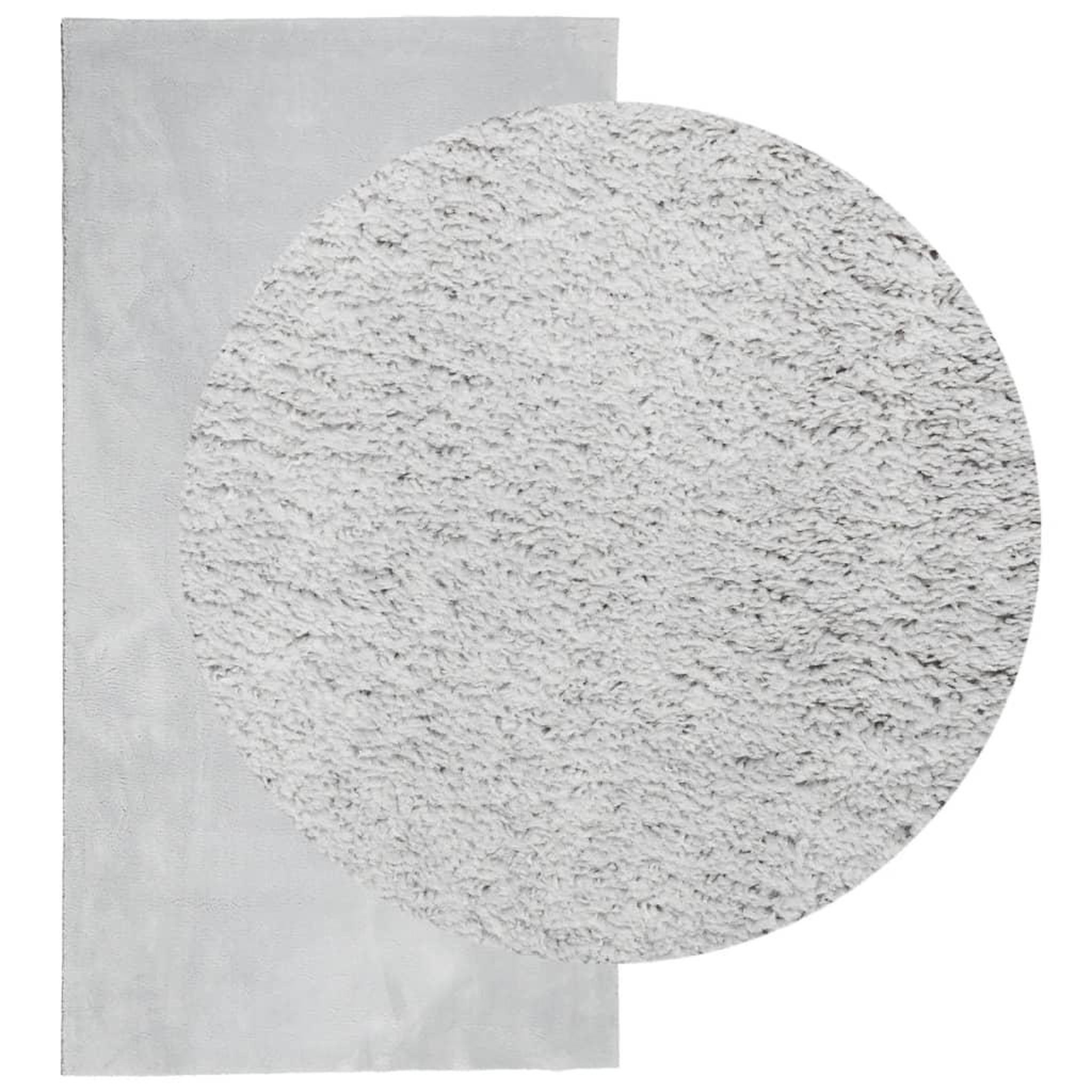 Voir la diapositive 3 : VIDAXL Tapis HUARTE a poils courts doux et lavable gris 60x110 cm