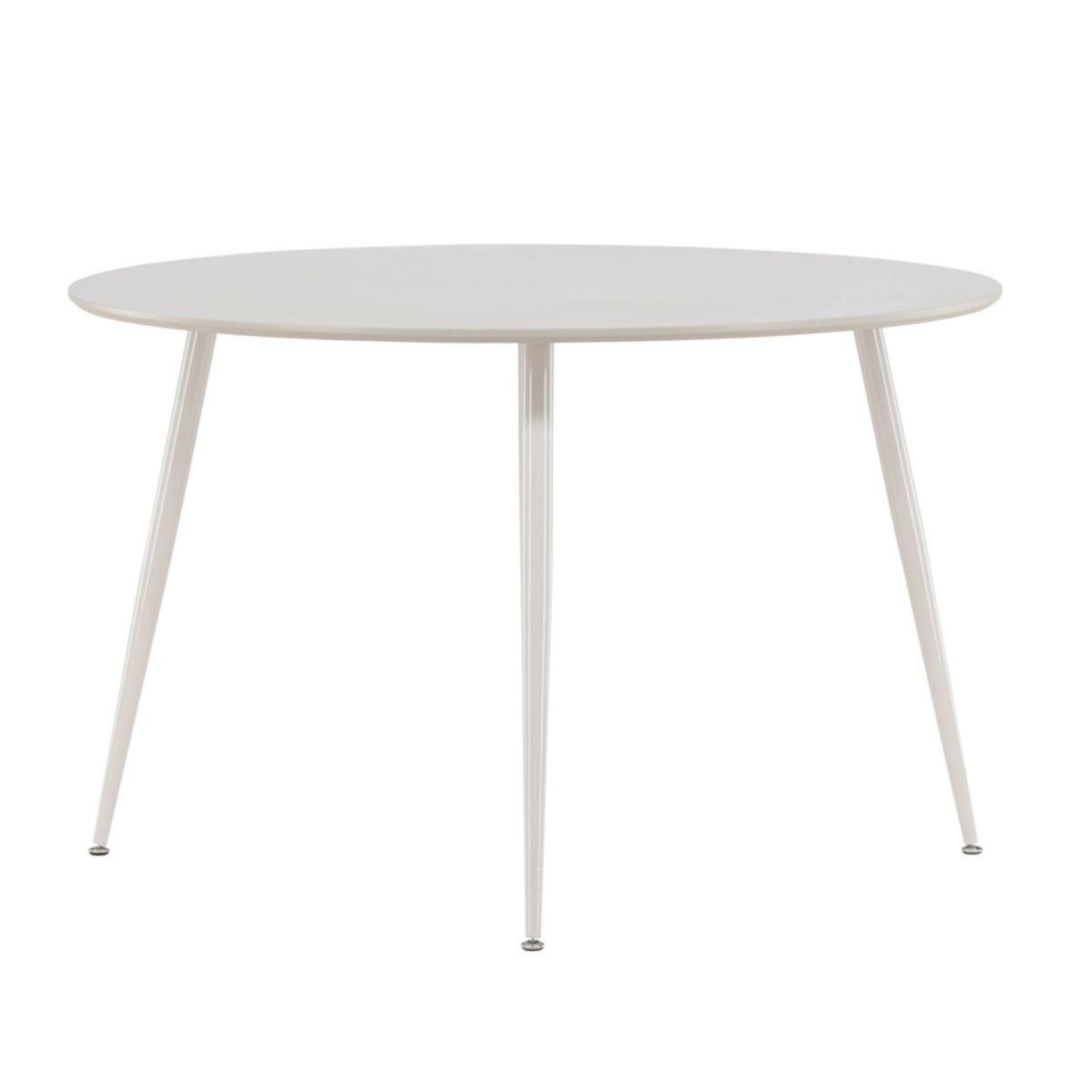 Paris Prix Table à manger ronde  plaza  120cm beige