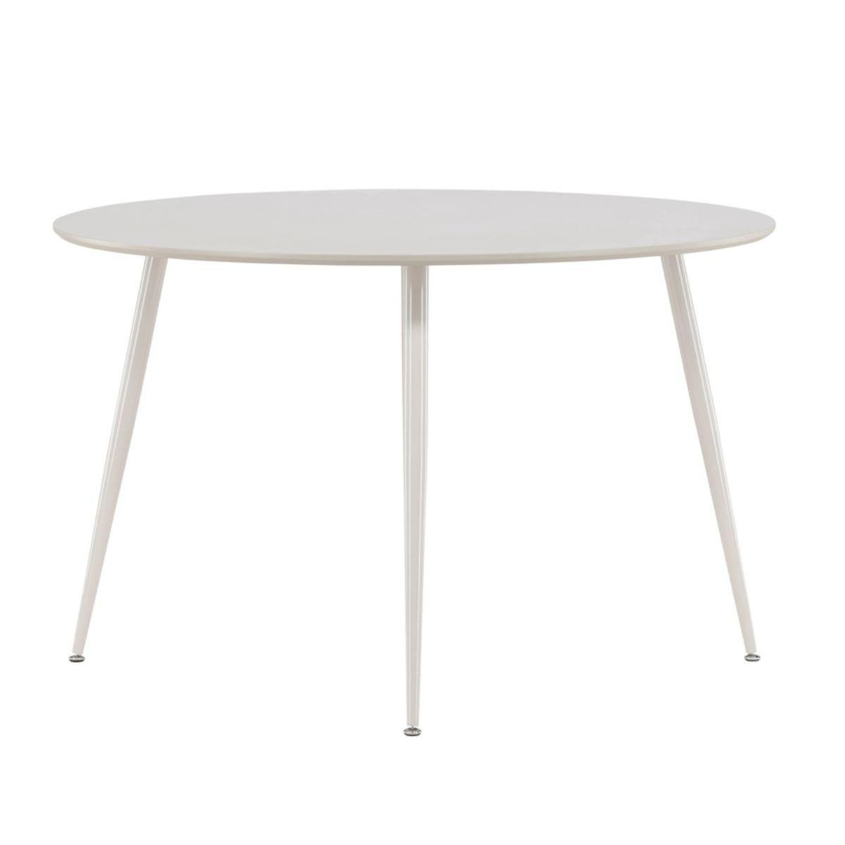 Paris Prix Table à Manger Ronde  Plaza  120cm Beige