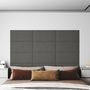 Voir la diapositive 1 : VIDAXL Panneaux muraux 12 pcs Gris fonce 60x30 cm Velours 2,16 m²