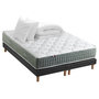 Voir la diapositive 3 : IDLITERIE Ensemble matelas Ressort 7 zones HYGGE + Sommier + couette + oreillers Fabriqué en France