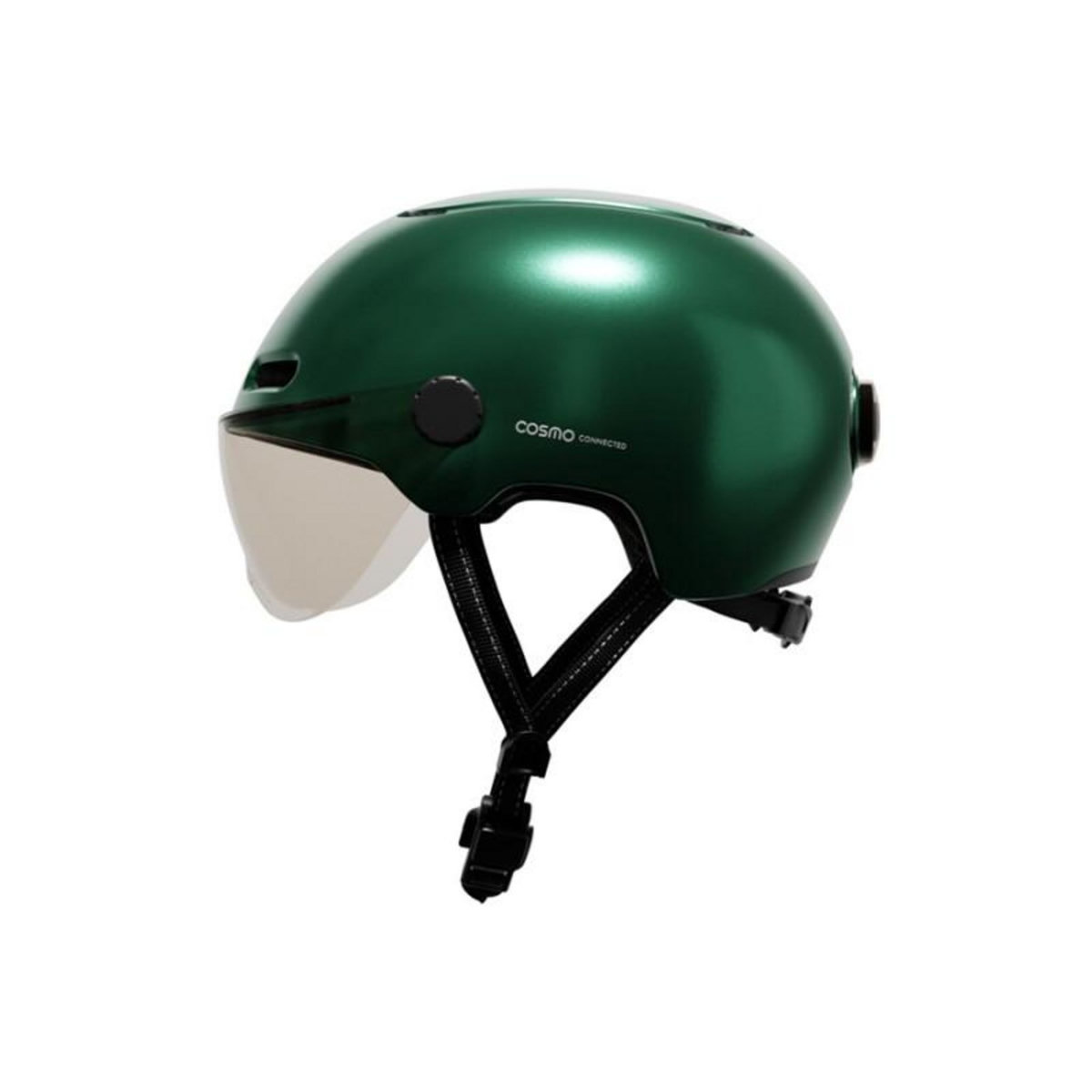 COSMO CONNECTED Casque vélo Cosmo Connected Fusion Vert Sapin Métallisé