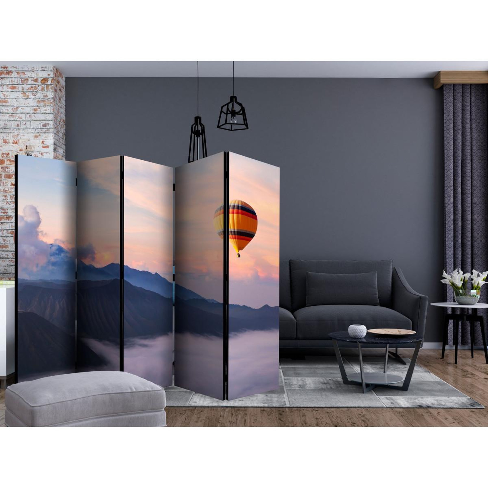 Voir la diapositive 2 : Paris Prix Paravent 5 volets  it is worth dreaming  172x225cm