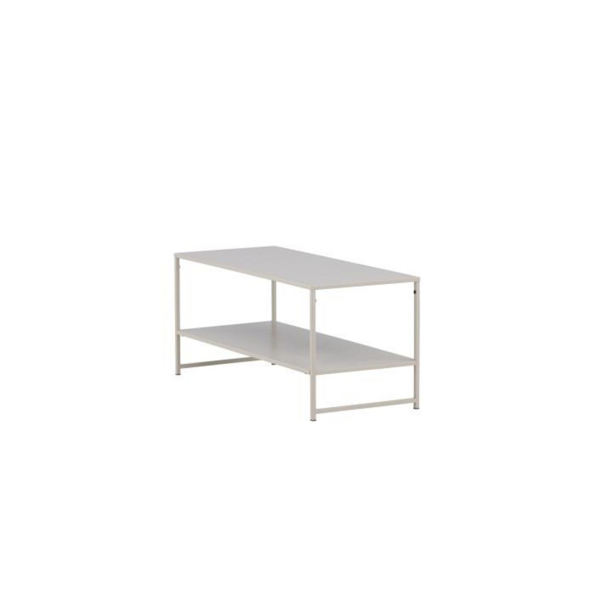 Paris Prix Table Basse Avec Étagère  Staal  102cm Beige