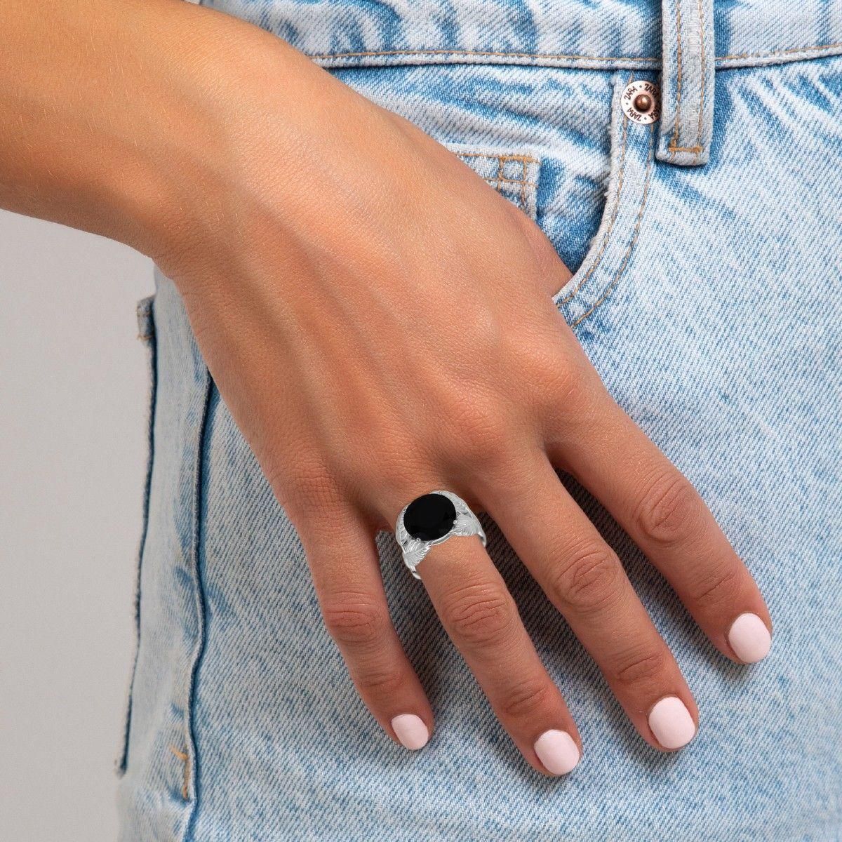 SC CRYSTAL Bague ajustable par SC Crystal ornée d'un Zirconium