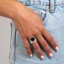Voir la diapositive 2 : SC CRYSTAL Bague ajustable par SC Crystal ornée d'un Zirconium