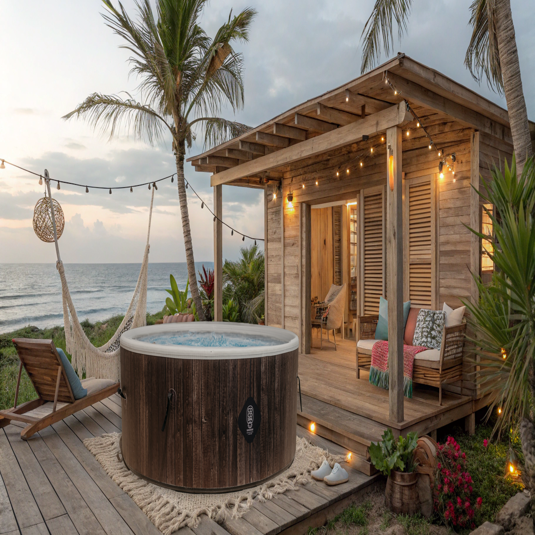 Voir la diapositive 4 : COCO SPA Spa gonflable Helsinki
