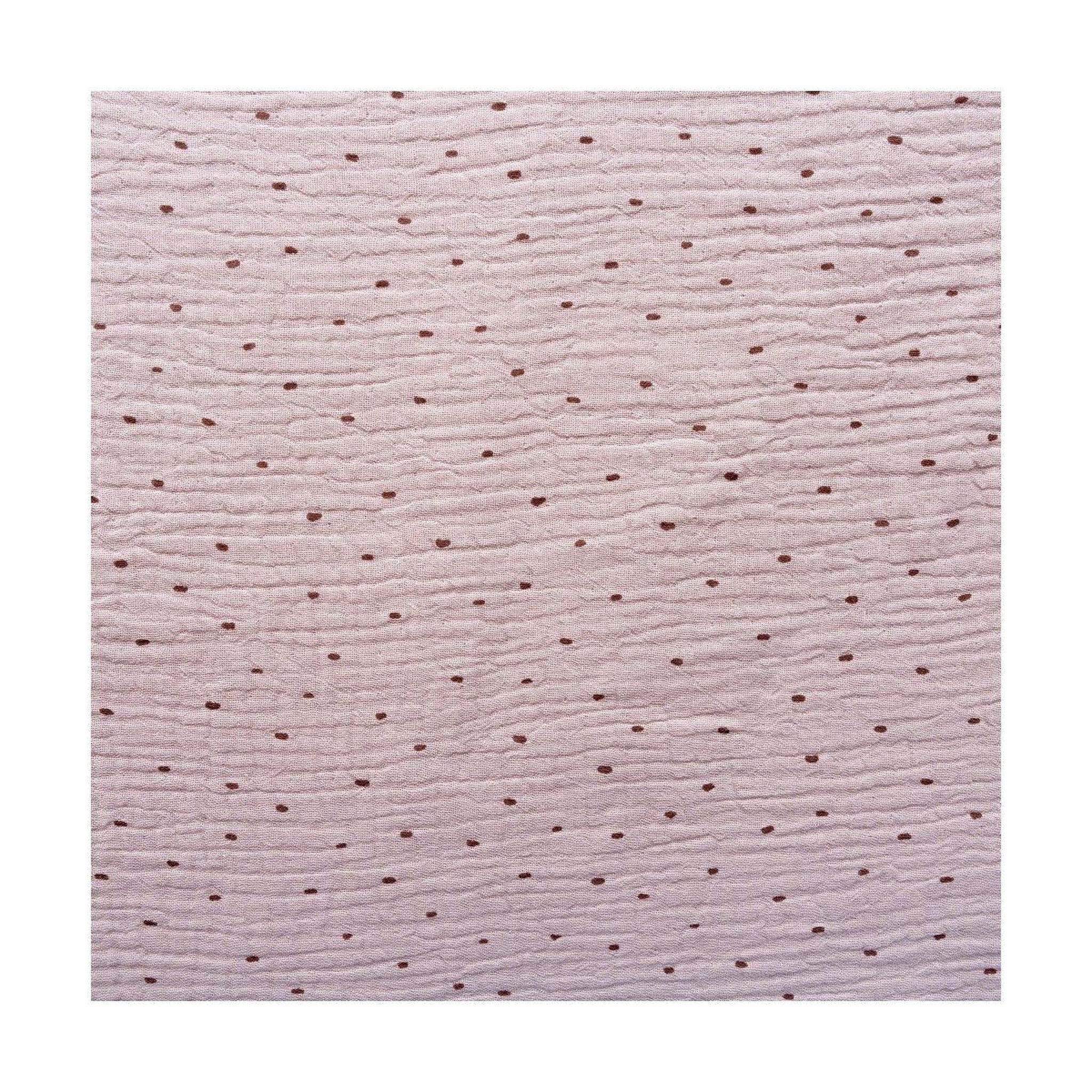 Voir la diapositive 4 : INTERBABY Sac de poussette  pois - coton mousseline - rose foncé - se suspend au guidon