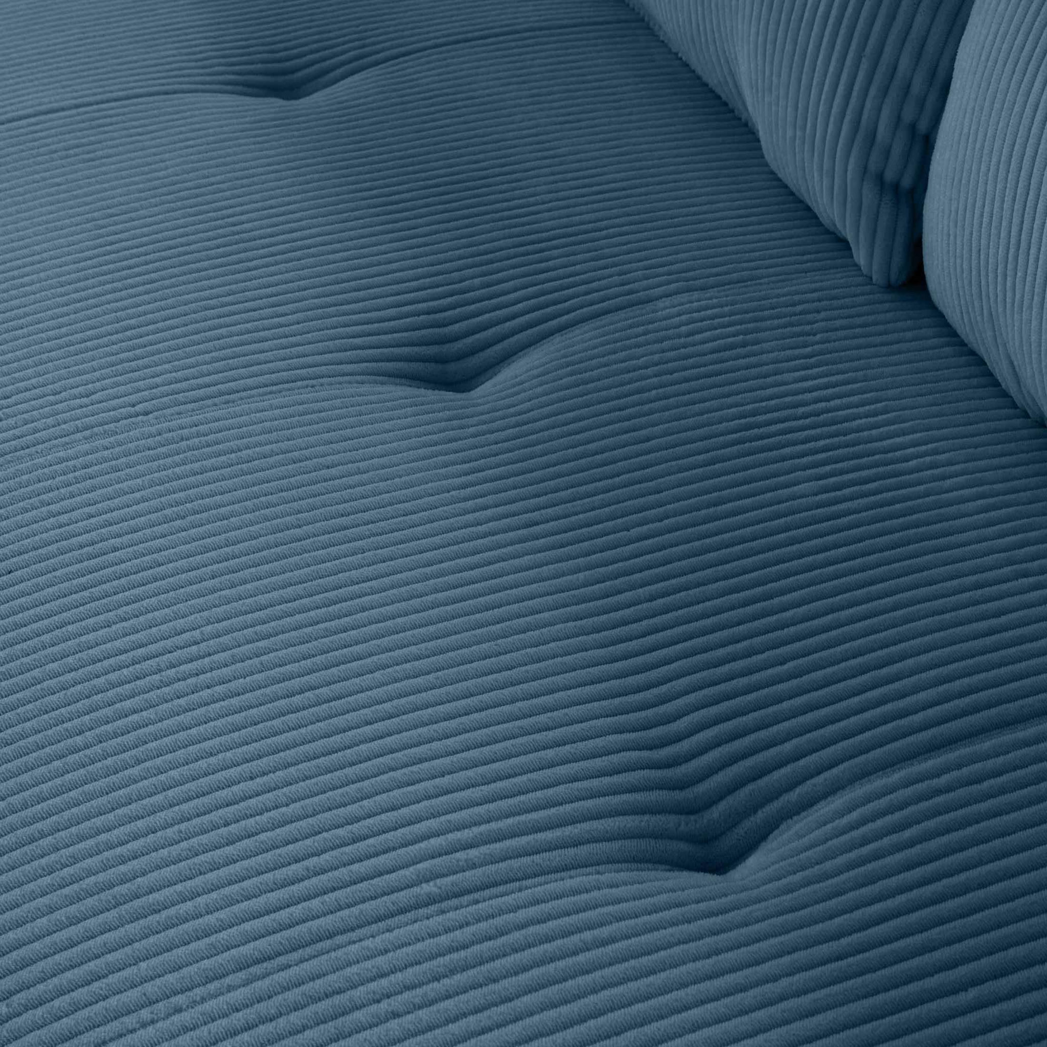 Voir la diapositive 5 : LISA DESIGN Onyx - canapé droit 2 places - en velours côtelé