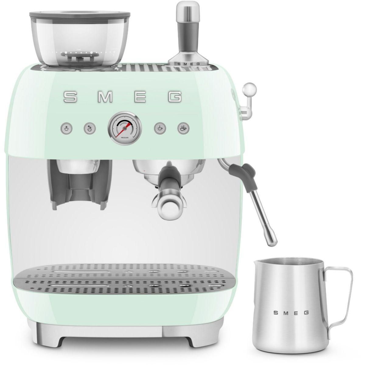SMEG Expresso Broyeur EGF03PGEU vert d'eau