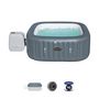 Voir la diapositive 5 : BESTWAY Spa gonflable carré 4-6 places Hawaii Hydrojet Pro