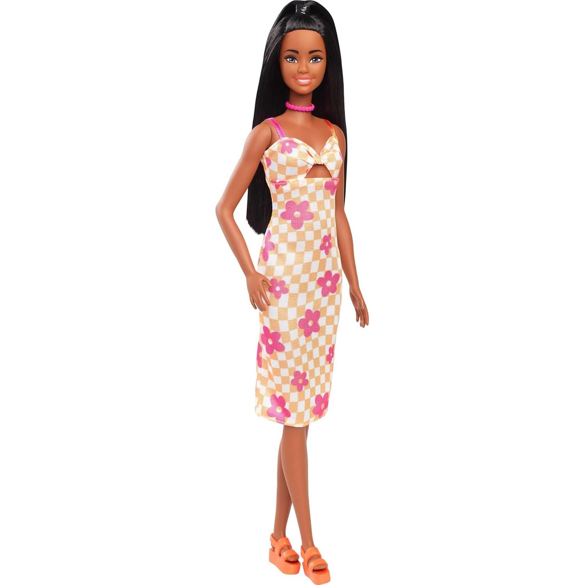 Voir la diapositive 2 : MATTEL Barbie - Poupée Fashionistas Spring aux cheveux noirs