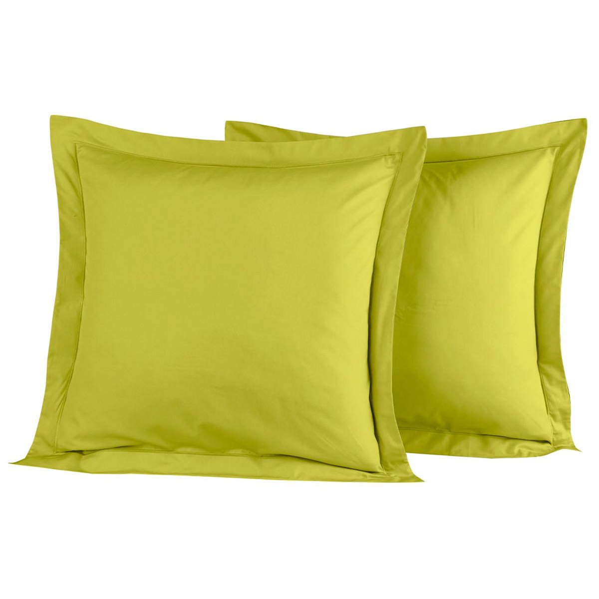 Sensei Maison Lot de 2 taies d'oreiller en percale de coton SOFT PERCALE