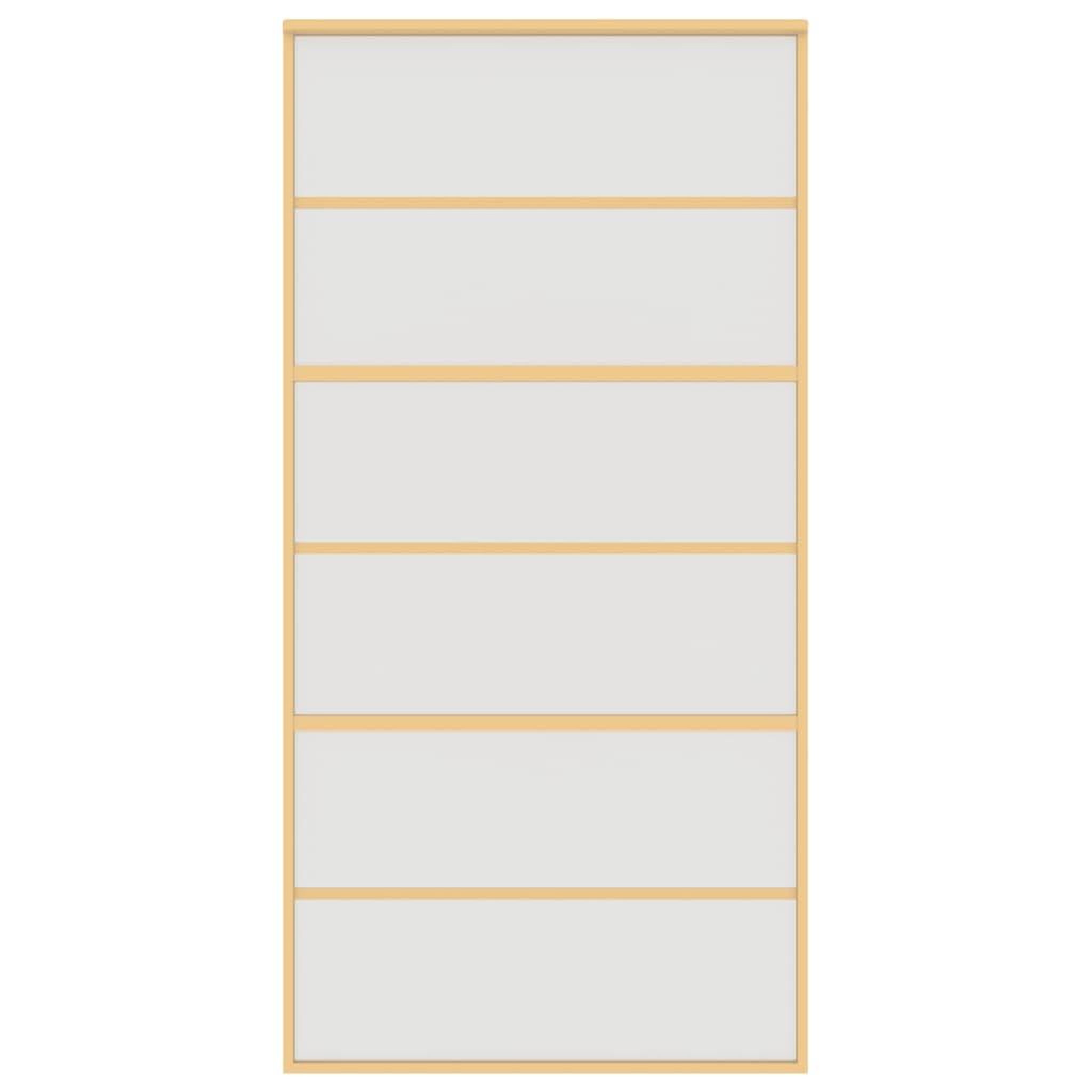 Voir la diapositive 4 : VIDAXL Porte coulissante dore 102,5x205 cm verre ESG depoli aluminium