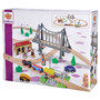 Voir la diapositive 2 : Eichhorn Eichhorn Train Track with Bridge Playset, 55dlg. 100006204