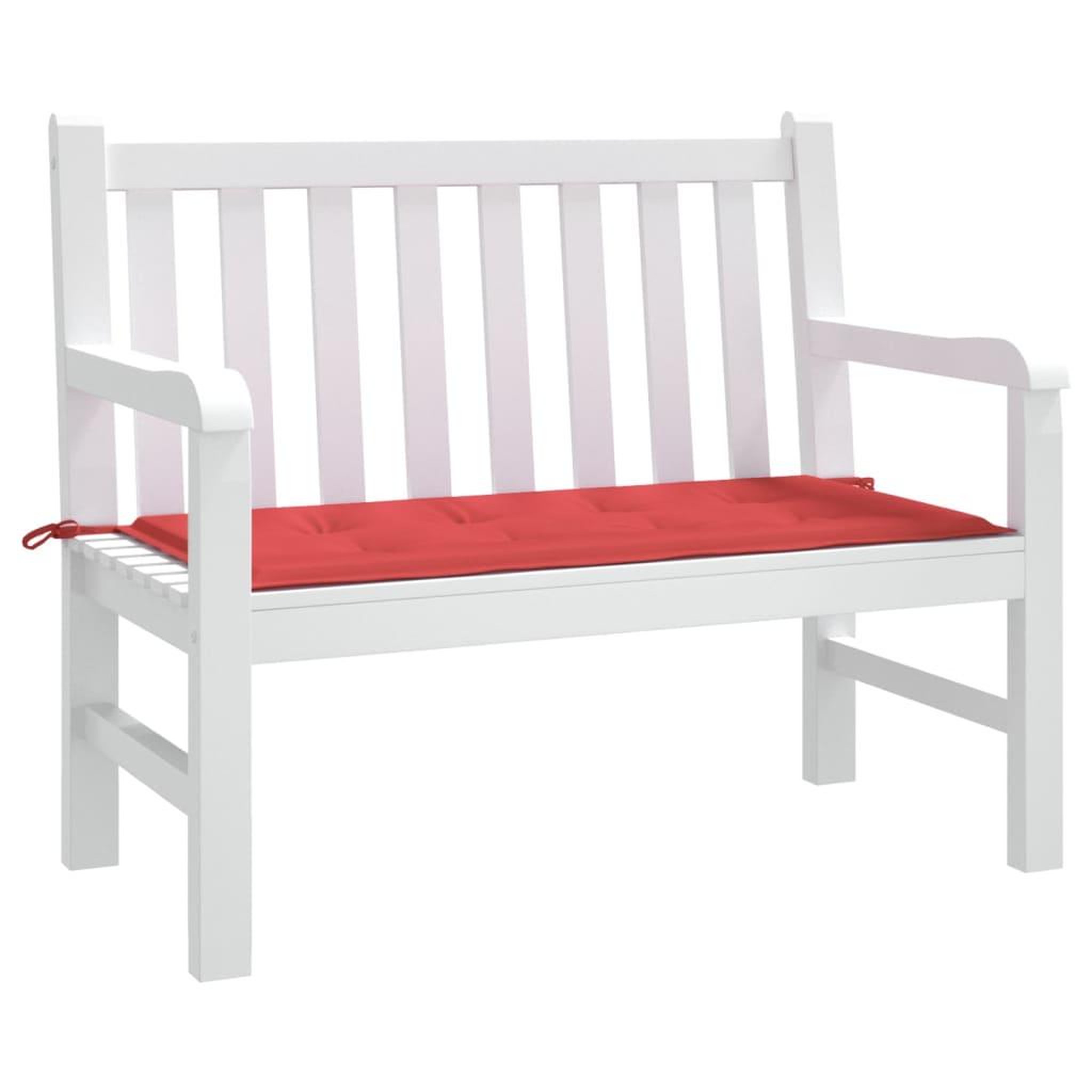 Voir la diapositive 3 : VIDAXL Coussin de banc de jardin rouge 100x50x3 cm tissu oxford