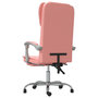 Voir la diapositive 5 : VIDAXL Fauteuil inclinable de bureau Rose Similicuir