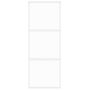 Voir la diapositive 4 : VIDAXL Porte coulissante blanc 76x205 cm verre trempe aluminium
