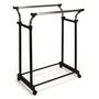 Voir la diapositive 2 : V-Part V-Part Porte-vetements Hauteur reglable 4 roues Double