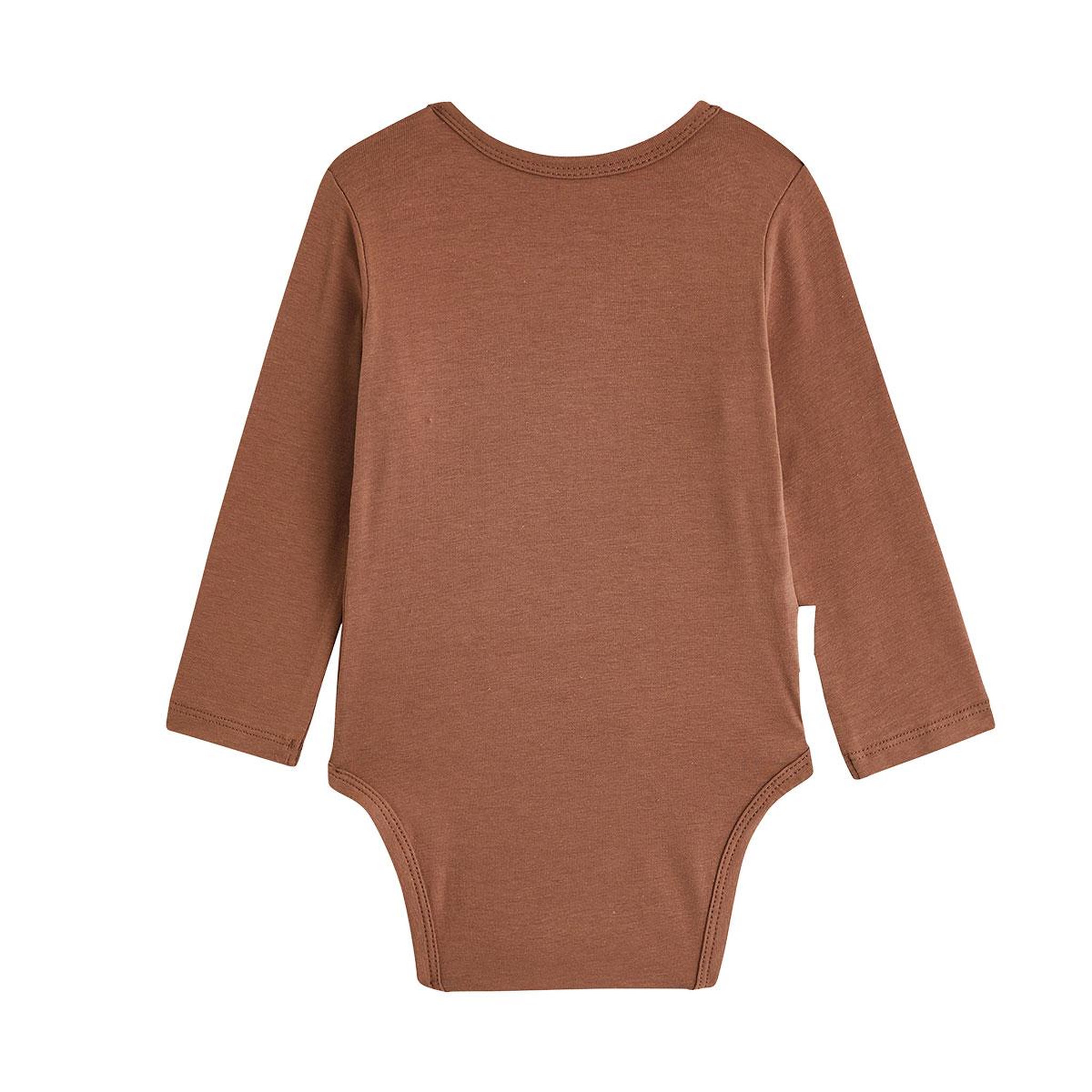 Voir la diapositive 3 : PETIT BEGUIN Lot de 3 bodies bébé manches longues ouverture croisée