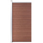 Voir la diapositive 1 : VIDAXL Panneau de cloture WPC 95x186 cm Marron