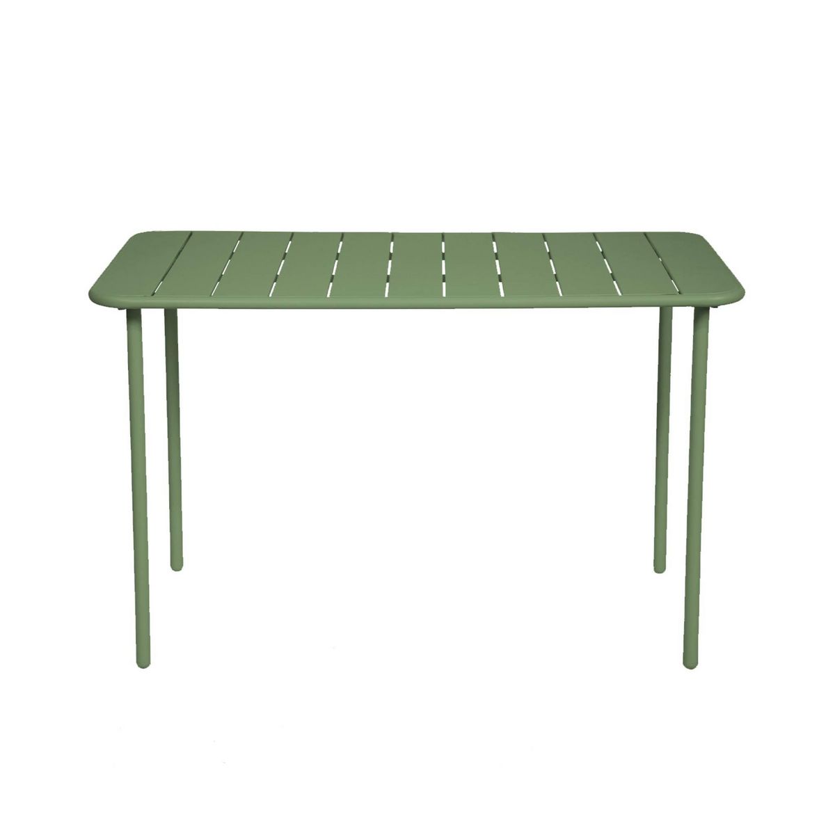 SWEEEK Table de jardin métal 4 places, Amelia L 120 x 70 x 72,5cm