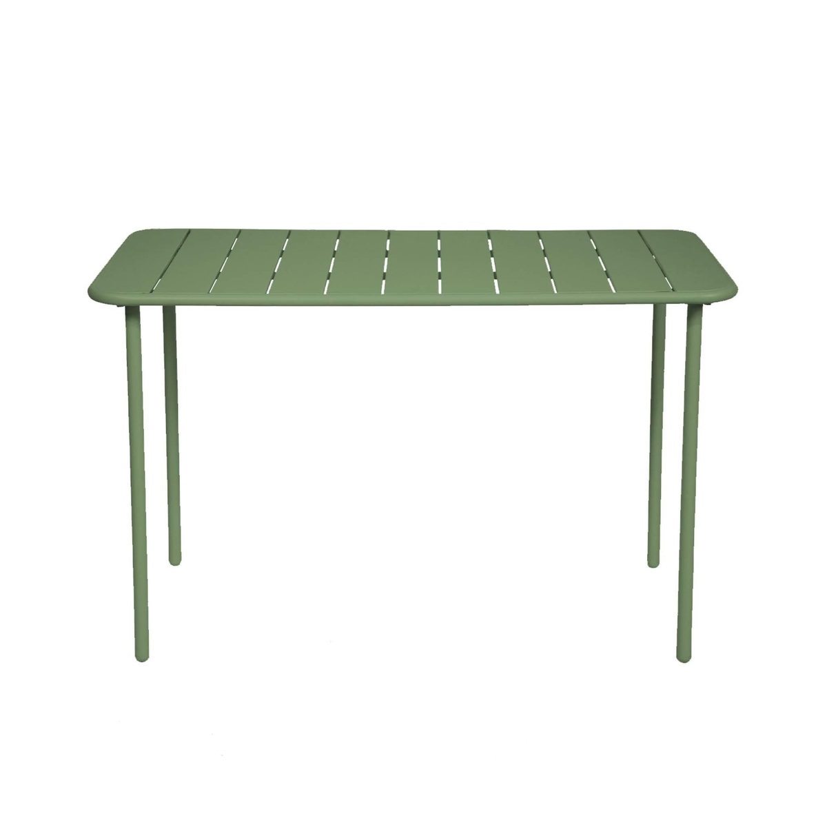 SWEEEK Table de jardin métal 4 places, Amelia L 120 x 70 x 72,5cm