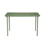 Voir la diapositive 5 : SWEEEK Table de jardin métal 4 places, Amelia L 120 x 70 x 72,5cm