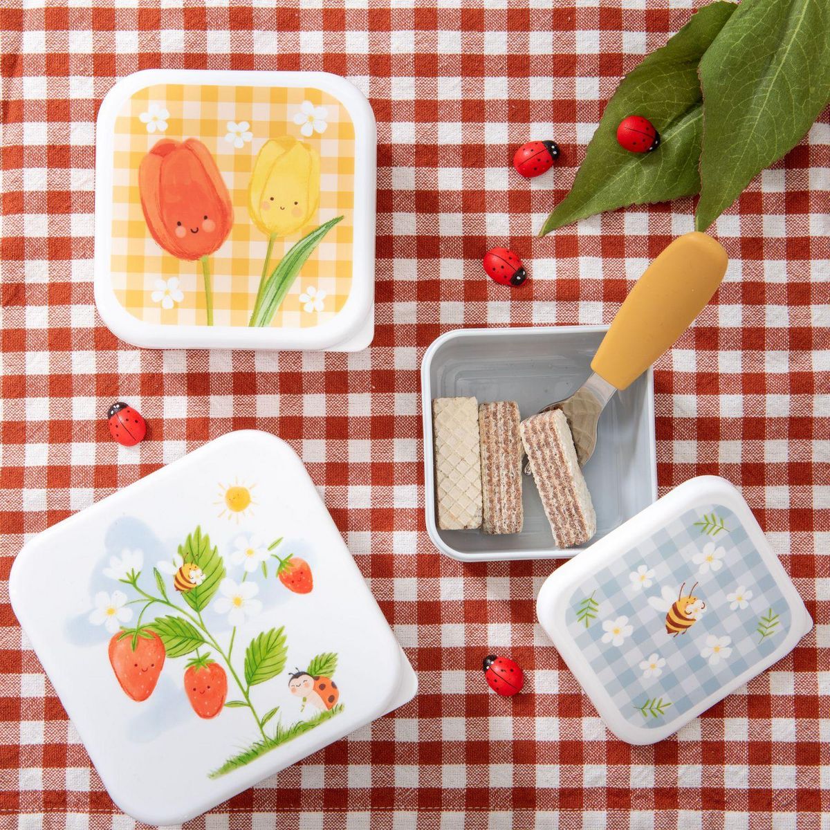 Amadeus Lot de 3 boites à goûter