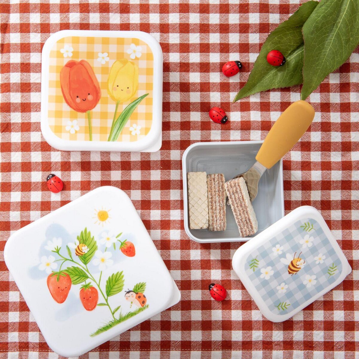 Amadeus Lot de 3 boites à goûter