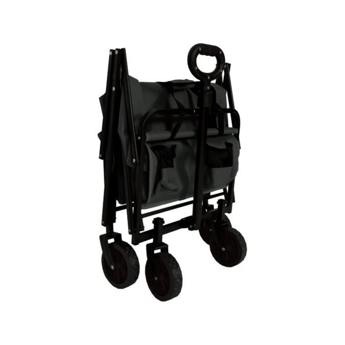Paris Prix Chariot de Transport Pliable  Tout terrain  91cm Noir