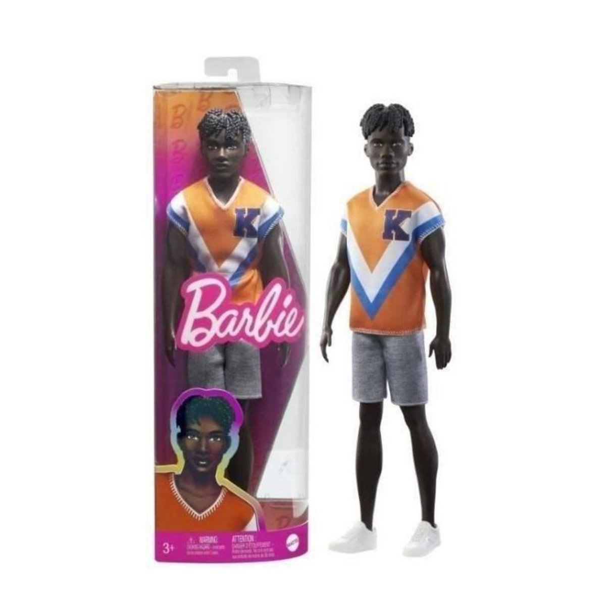 BARBIE Poupée Mannequin Barbie Ken Fashionistas Tenue de sport - 3 ans et + - BARBIE - HPF79