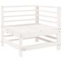 Voir la diapositive 3 : VIDAXL Salon de jardin 7 pcs Blanc Bois de pin massif