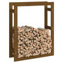 Voir la diapositive 4 : VIDAXL Support de bois de chauffage Marron miel 80x25x100cm Pin massif