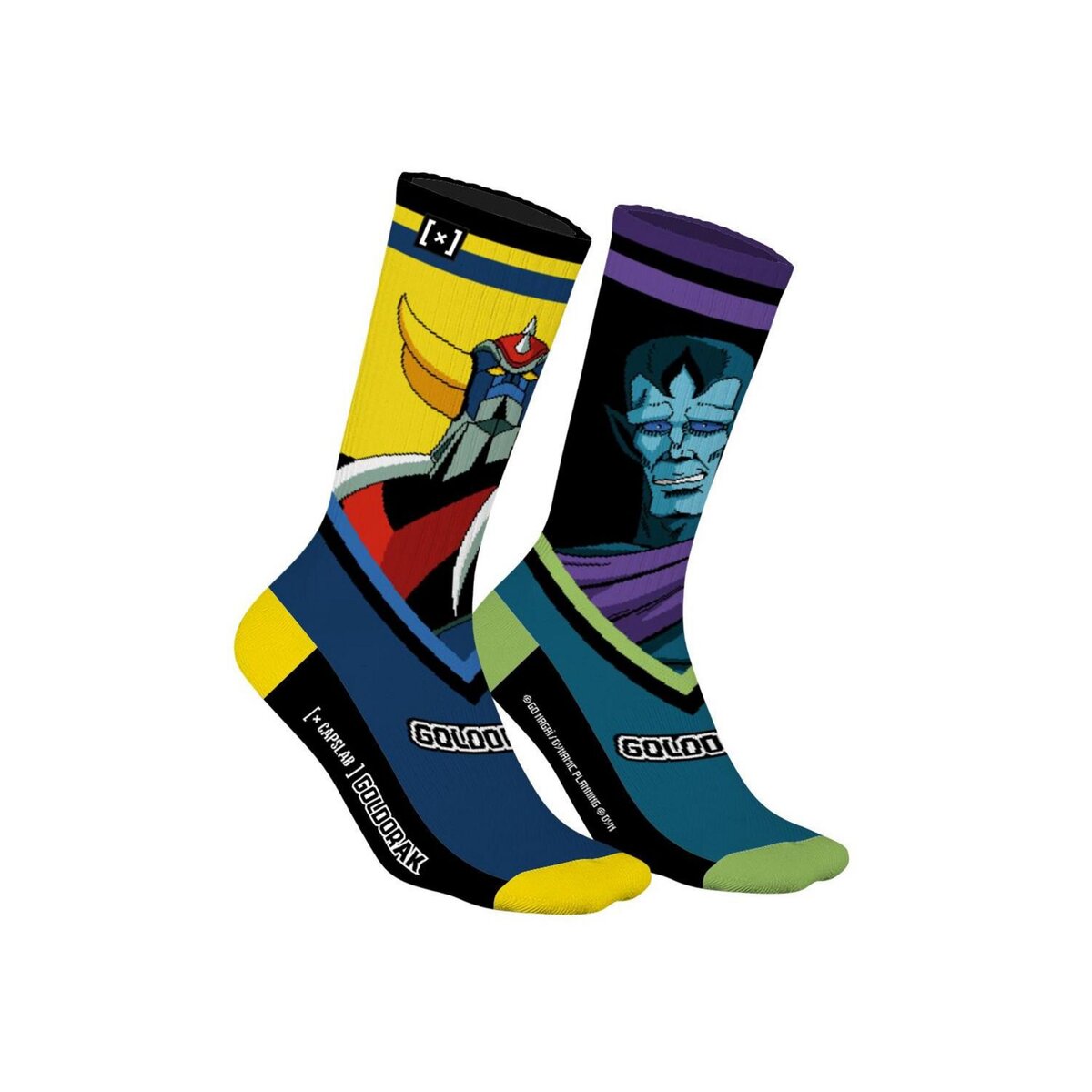 CAPSLAB Paire de tennis dépareillées Goldorak Minos