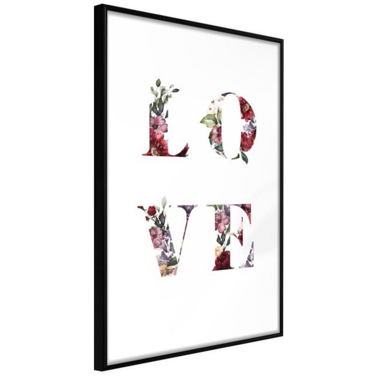 Paris Prix Affiche Murale Encadrée  Floral Love