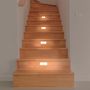 Voir la diapositive 5 : Paris Prix Lot de 2 Lampes Led  Détecteur Luminosité  7cm Blanc