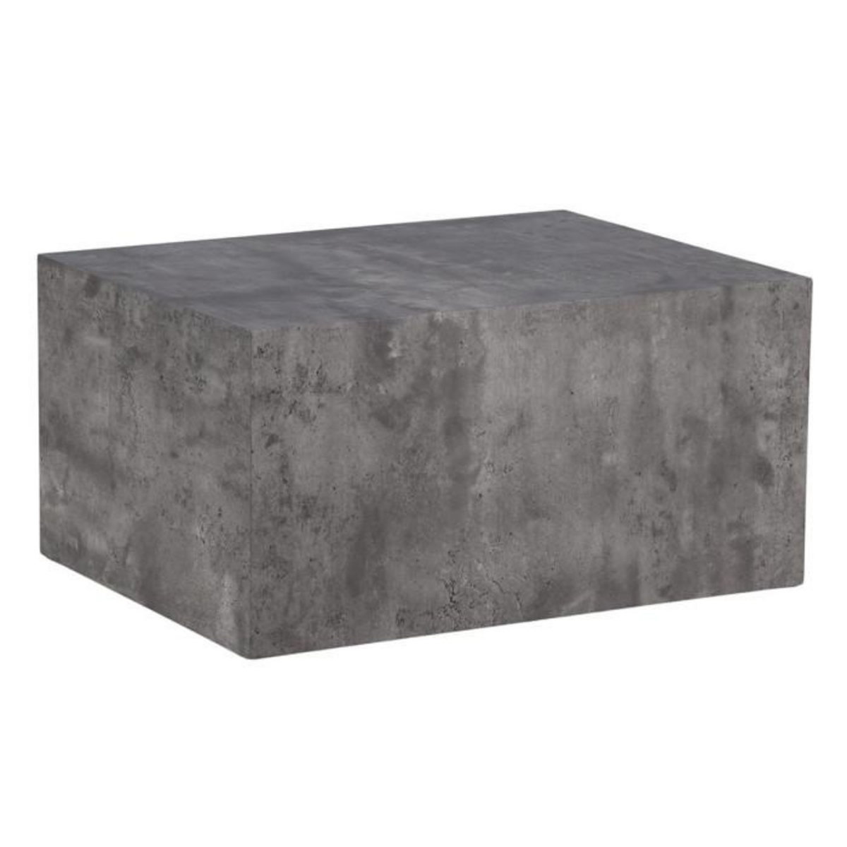Paris Prix Table Basse Imitation Marbre  York  80cm Gris Foncé