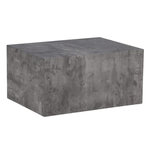 Paris Prix Table Basse Imitation Marbre  York  80cm Gris Foncé