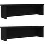 Voir la diapositive 1 : VIDAXL Étagères de cuisine empilables 2 pcs noir 50x15x16 cm