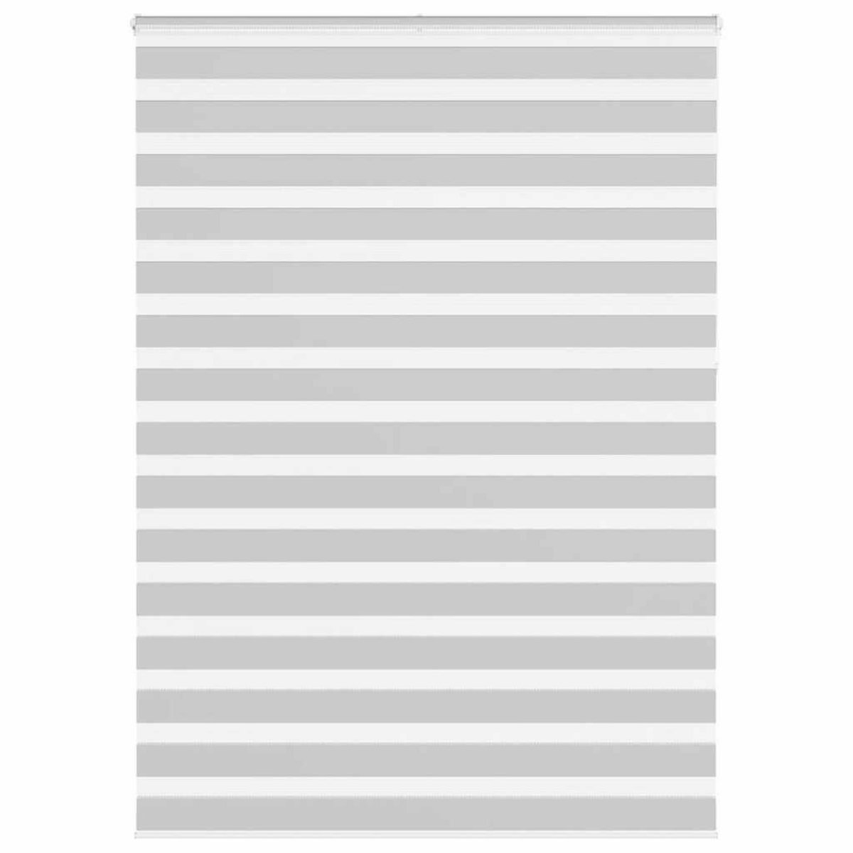 VIDAXL Store zebre gris clair largeur du tissu 155,9 cm polyester