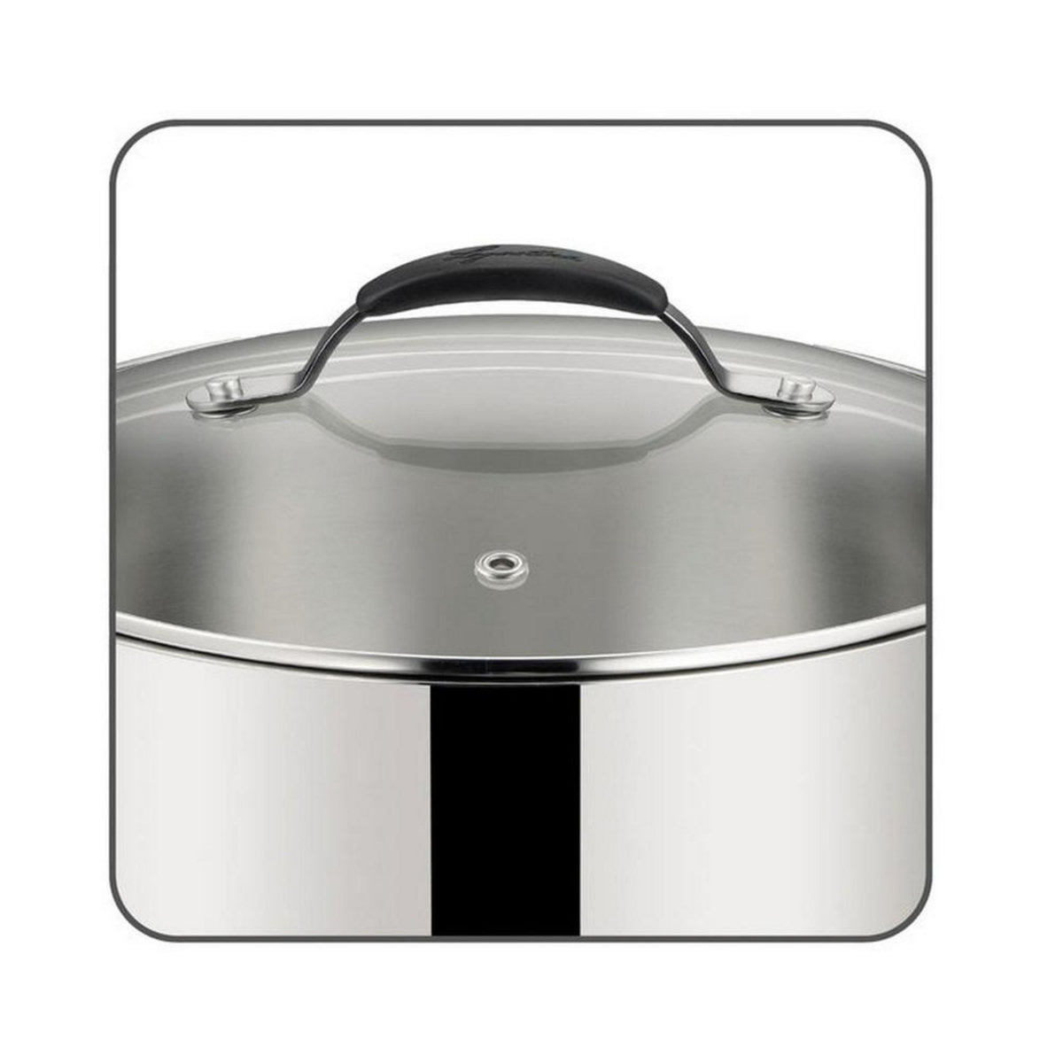 Lagostina Marmite inox 20 cm + couvercle - 12896020520