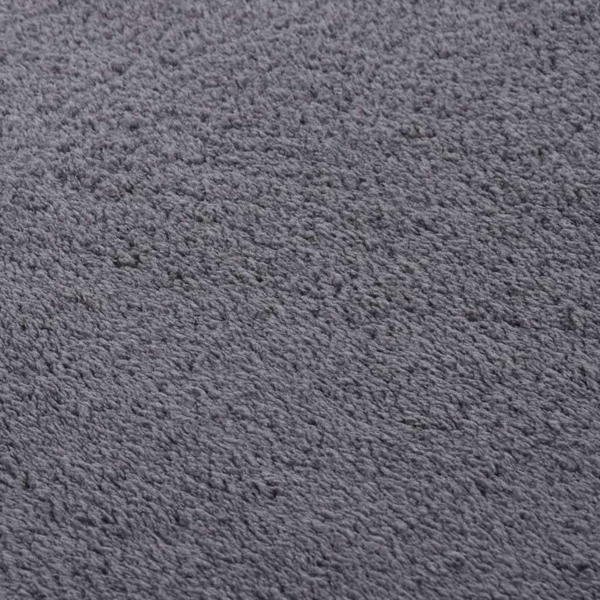 Voir la diapositive 3 : VIDAXL Tapis shaggy doux lavable 160x230 cm Antiderapant Anthracite
