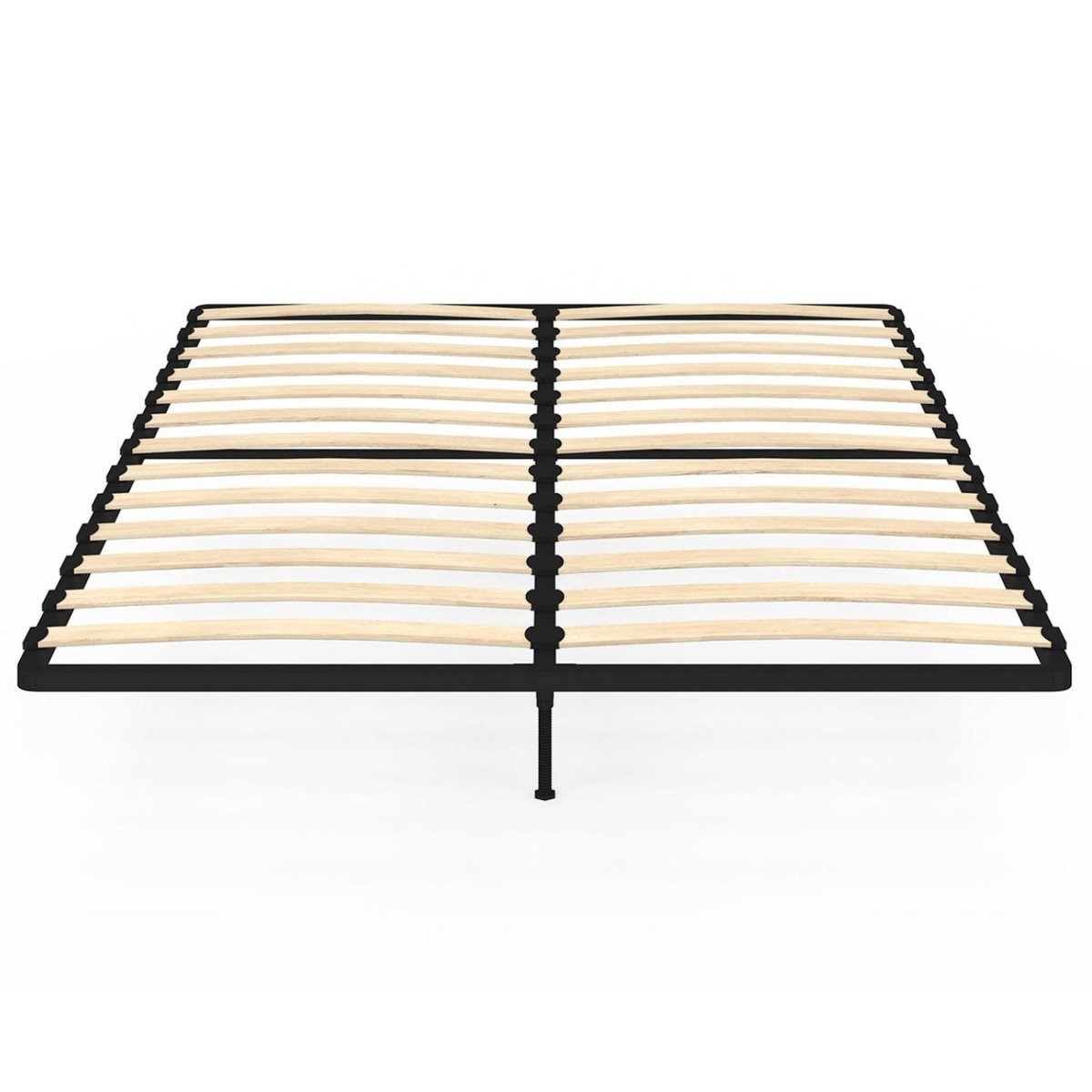 ID MARKET Sommier cadre métal à lattes fixe 140 x 190 cm