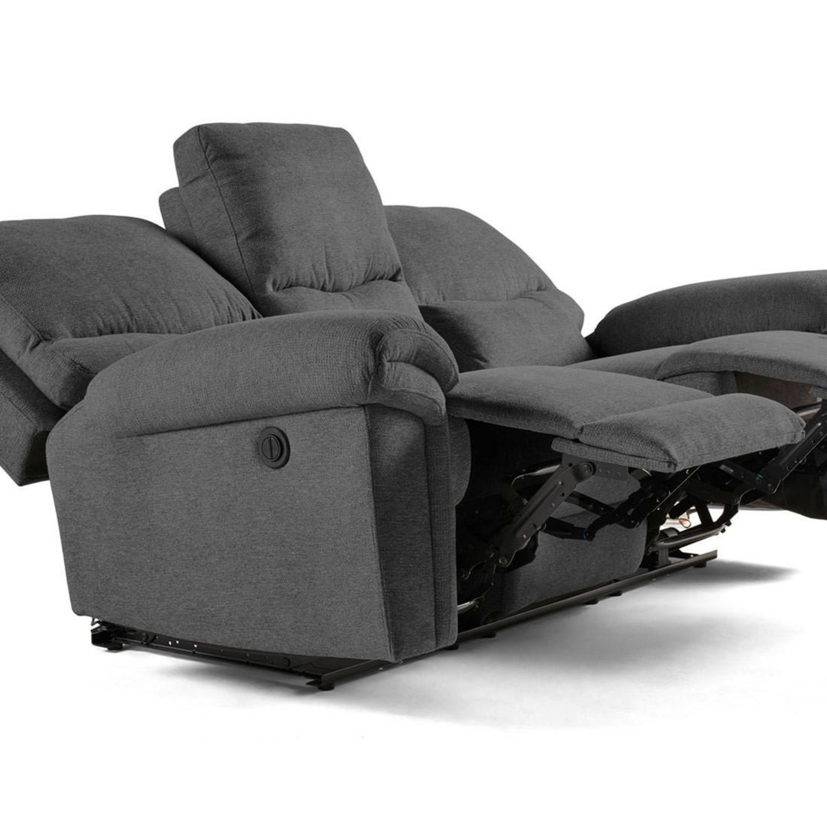 BEST MOBILIER Jasmin - canapé relax électrique 2 et 3 places - en tissu