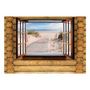 Voir la diapositive 2 : Paris Prix Papier Peint  Beach Outside the Window